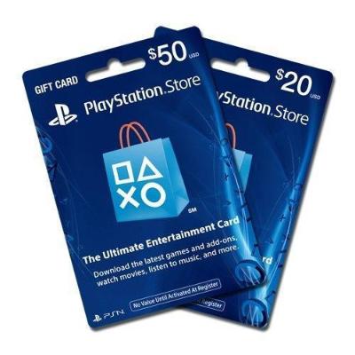 sony playstation card