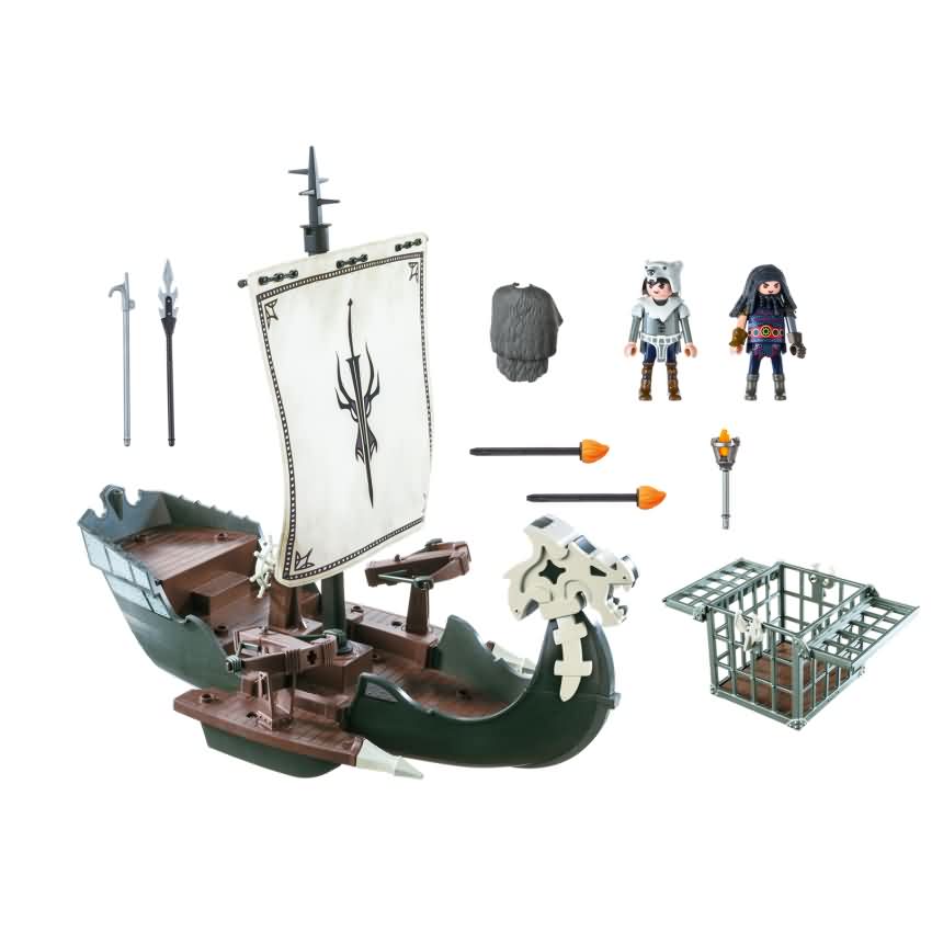 playmobil drago's ship