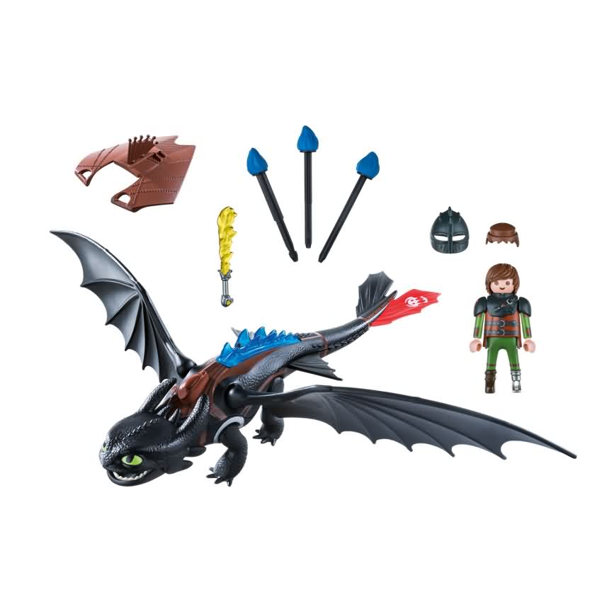 playmobil hiccup & toothless