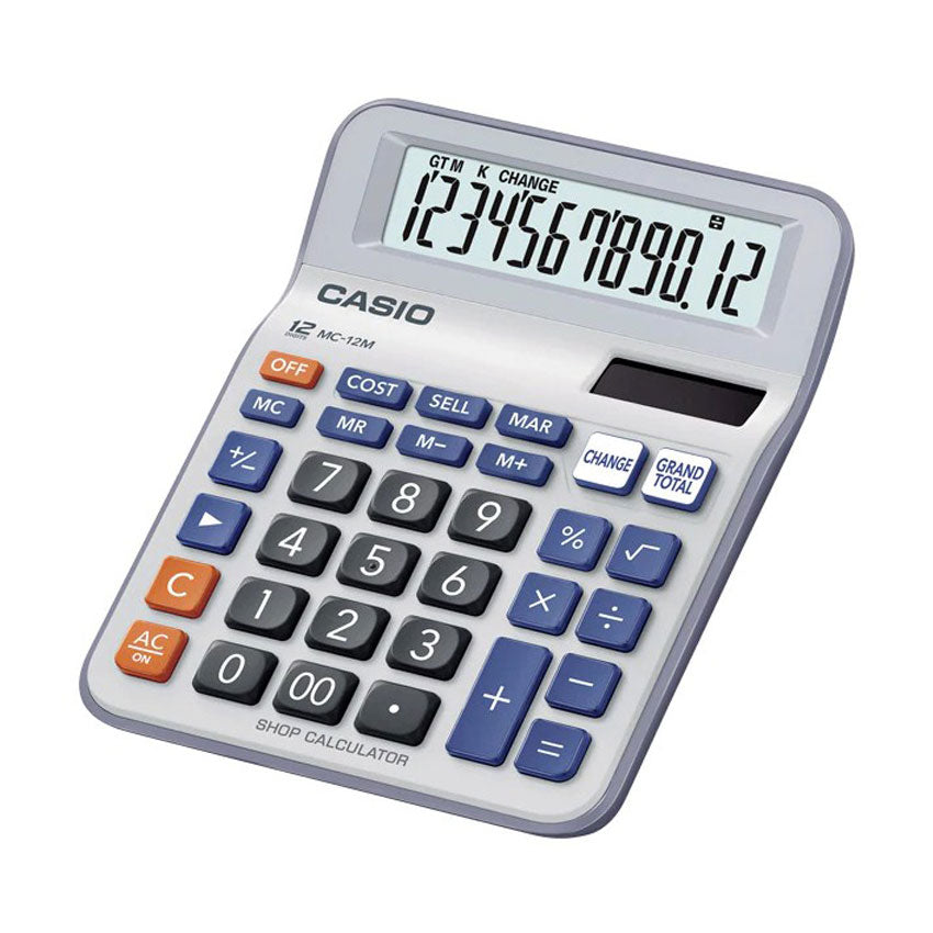 Casio Shop Calculator Mc 12m Gadgitechstore Com