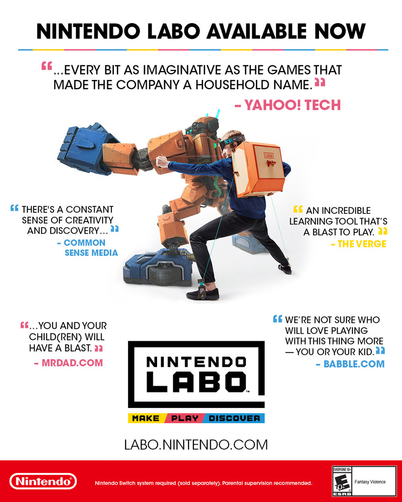 nintendo labo robot kit