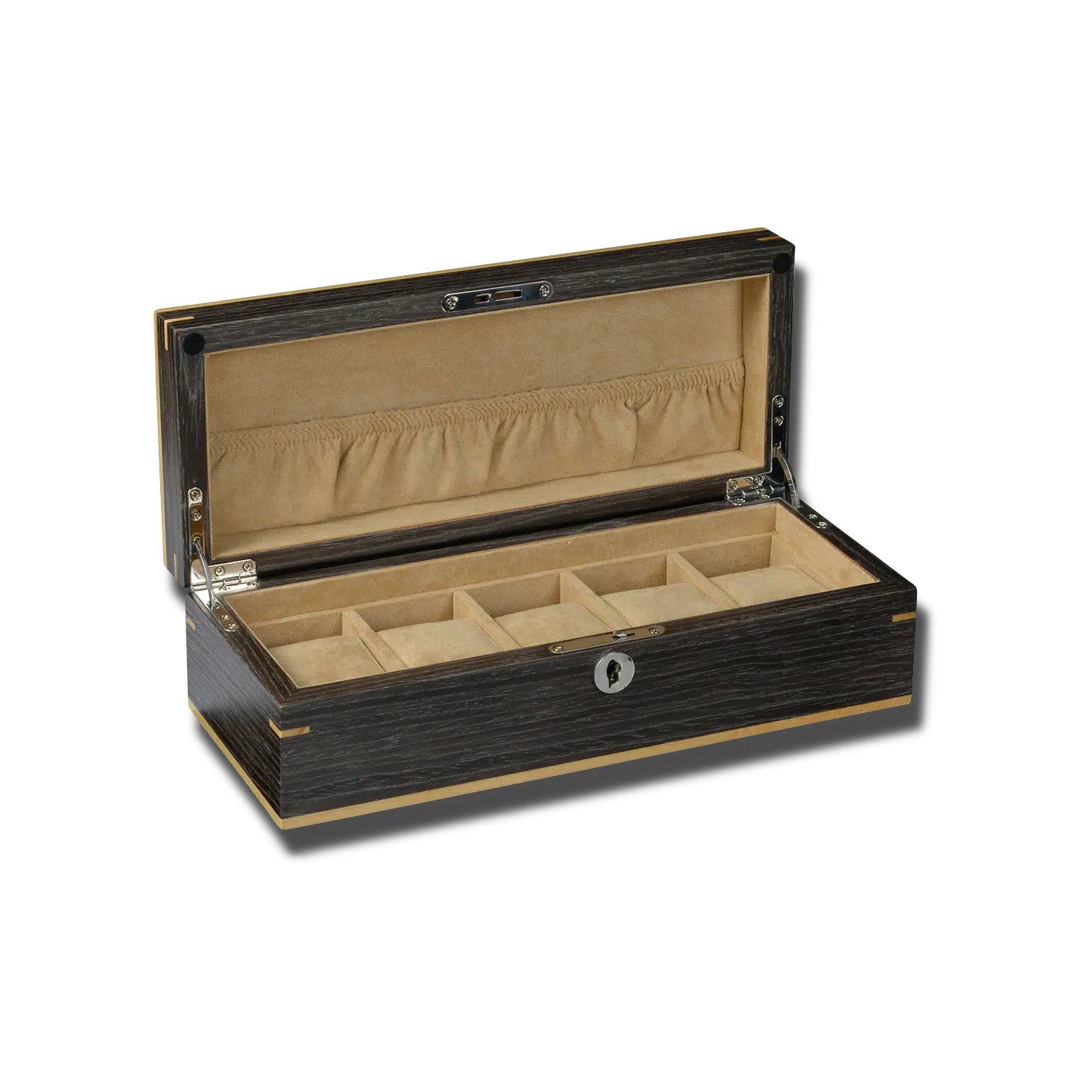 brown watch winder for one watch