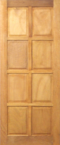 Wooden Door 8 Panel Mixed Timber | Cashbuild