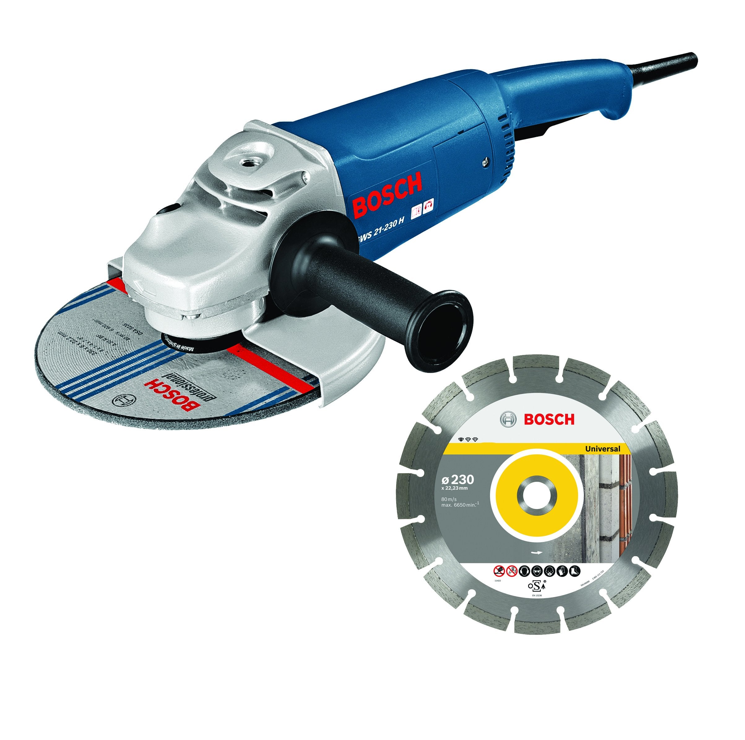 Bosch Angle Grinder 2100w Gws21 230h Cashbuild