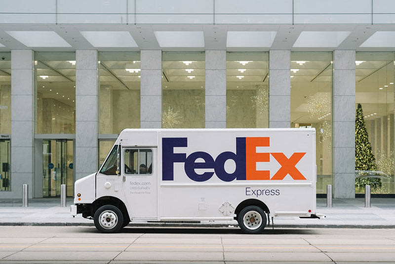 FedEx Truck, Unsplash