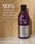 A purple and silver bottle of Dr. Groot Scalp Revitalization Solution Scalp Soothing Shampoo standing in a bathroom corner with white text over it saying "93% reduction of excess scalp oil (after one use)* *Based on a clinical test on 22 subjects".