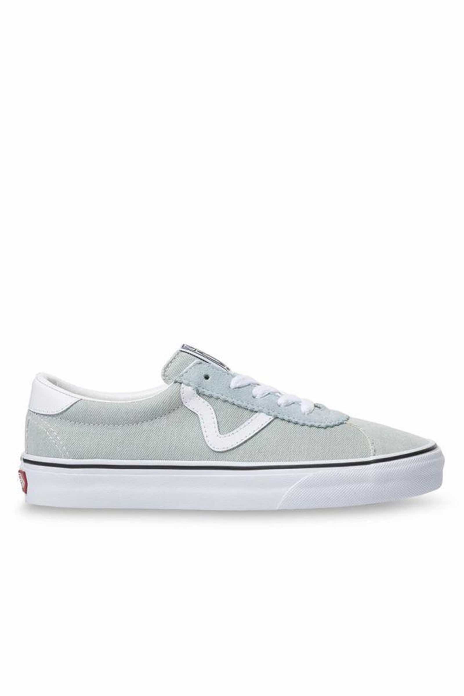 washed denim vans sport shoes