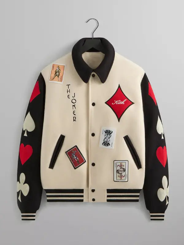 Batman Kith Joker Wool Coaches Varsity Jacket