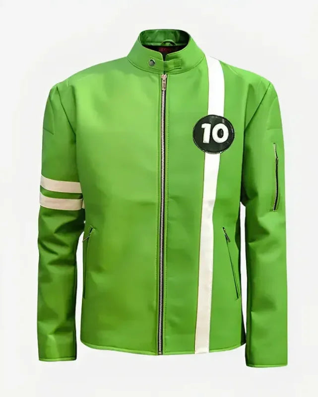 Ben 10 Alien Swarm Leather Jacket