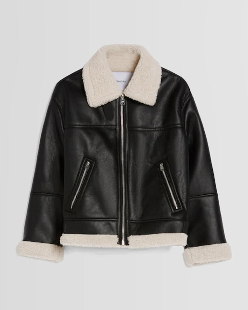 Double-Sided Shearling Leather Jacket