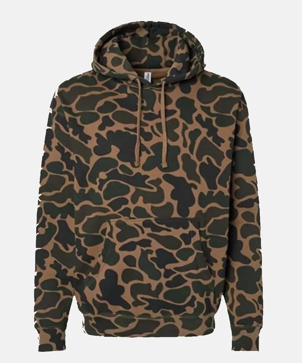 Men Retro Duck Camo Hoodie