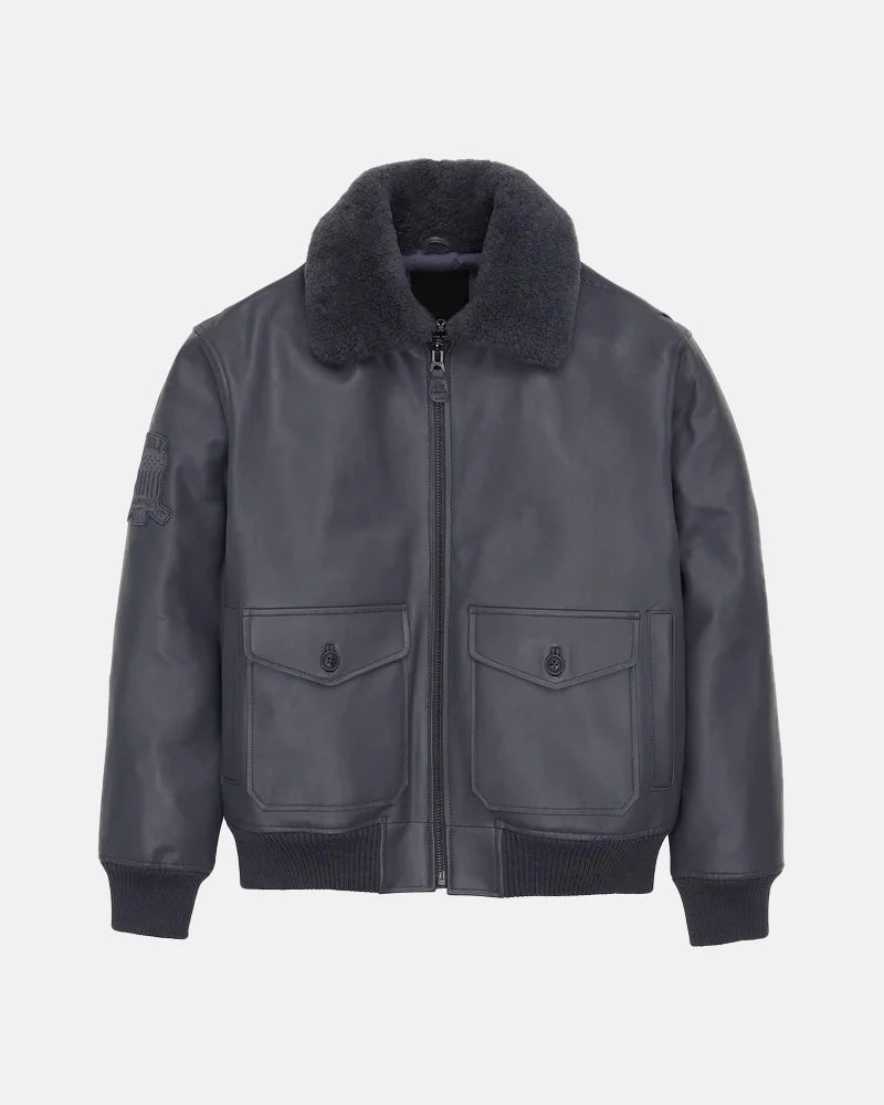 G1 Leather Bomber Jacket