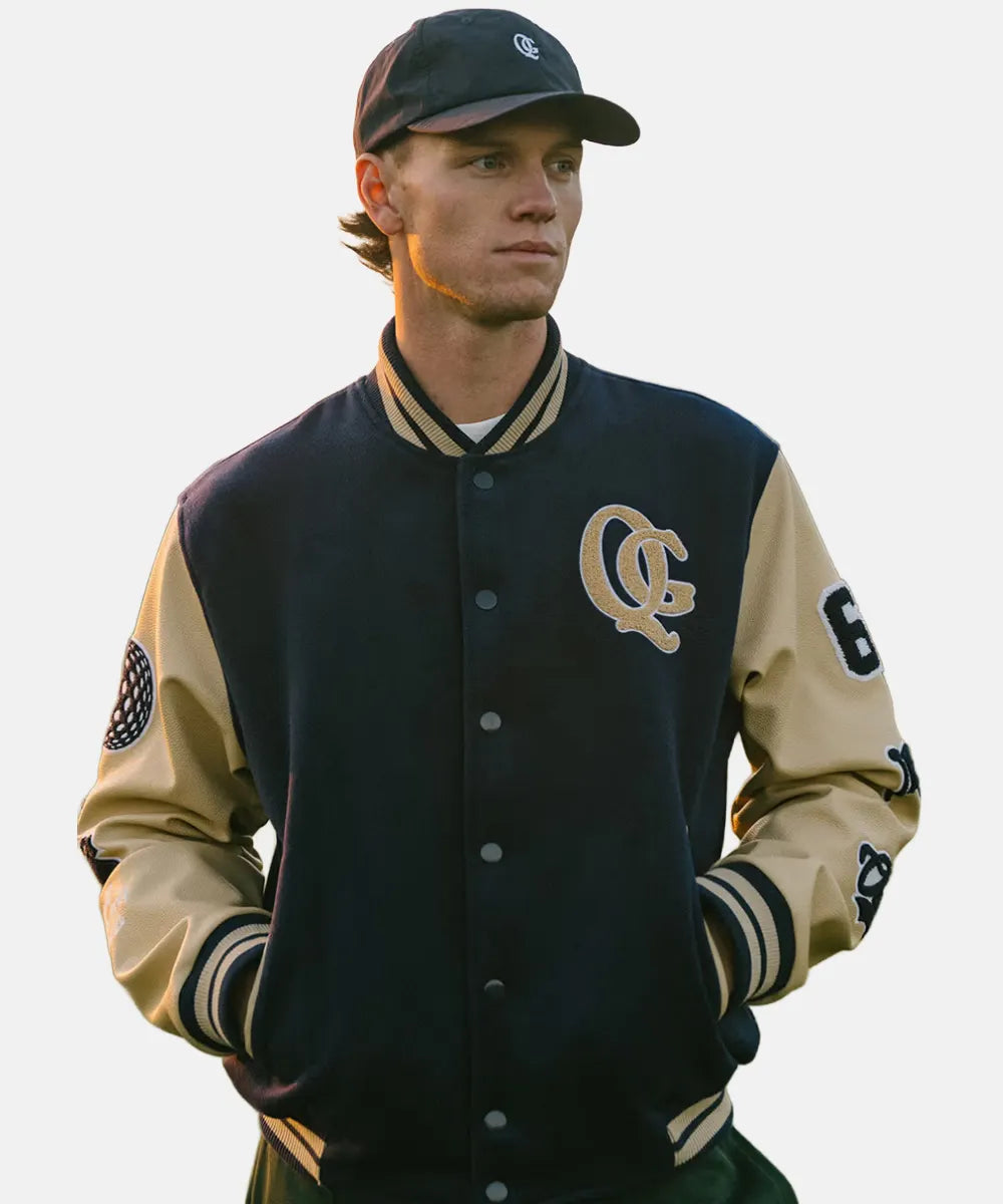 Mens Quiet Golf's Varsity Jacket