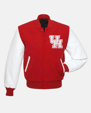 University of Houston Red Varsity Jacket - TaylorJon