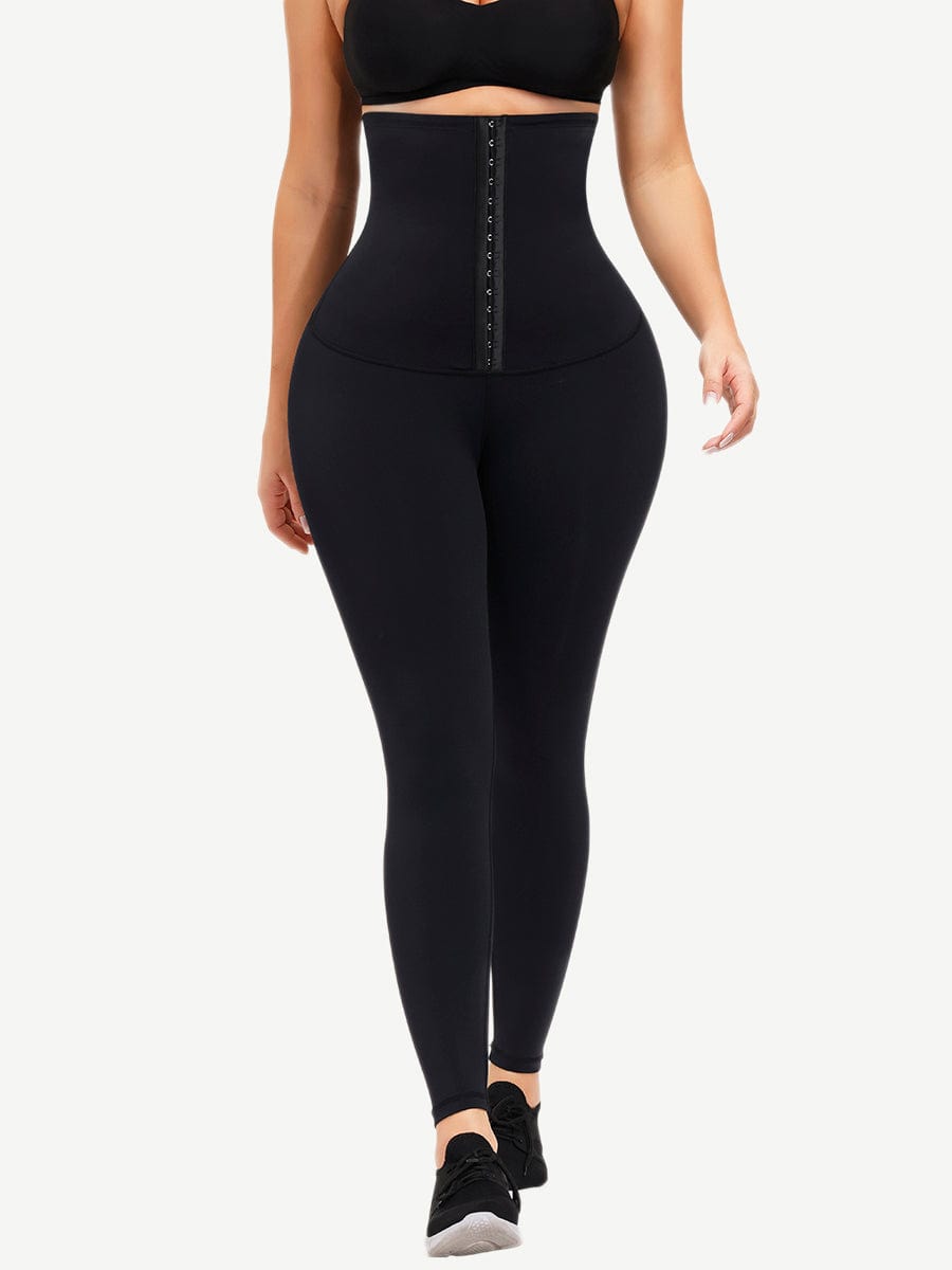 Black High Waisted Shapewear With Bra Clips Tight Fit – David McAllen ™