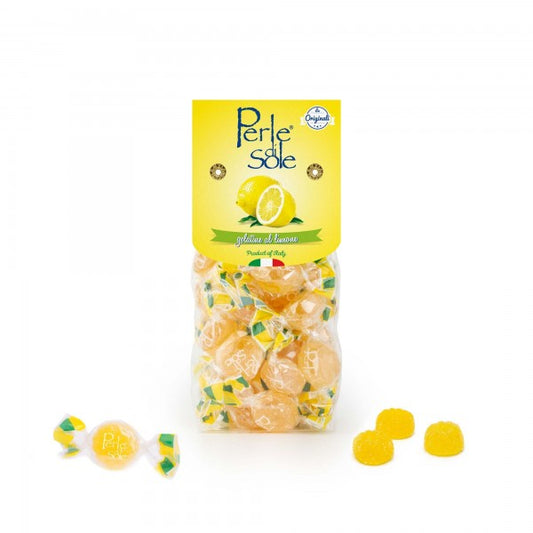 The original Perle di Sole Lemon Drops made with Essential Oils of Lemons  from the Amalfi Coast - Italian Candy Individually Wrapped - Italian Food