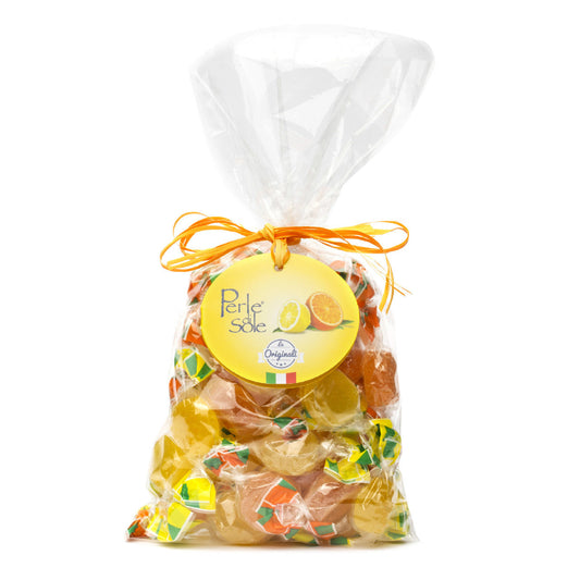 Perle di Sole Italian Lemon Candy - Lemon Drops in Positano Gift Crate (2.2 lbs | 1 kg) Made in Italy Candies - Italian Food Gift