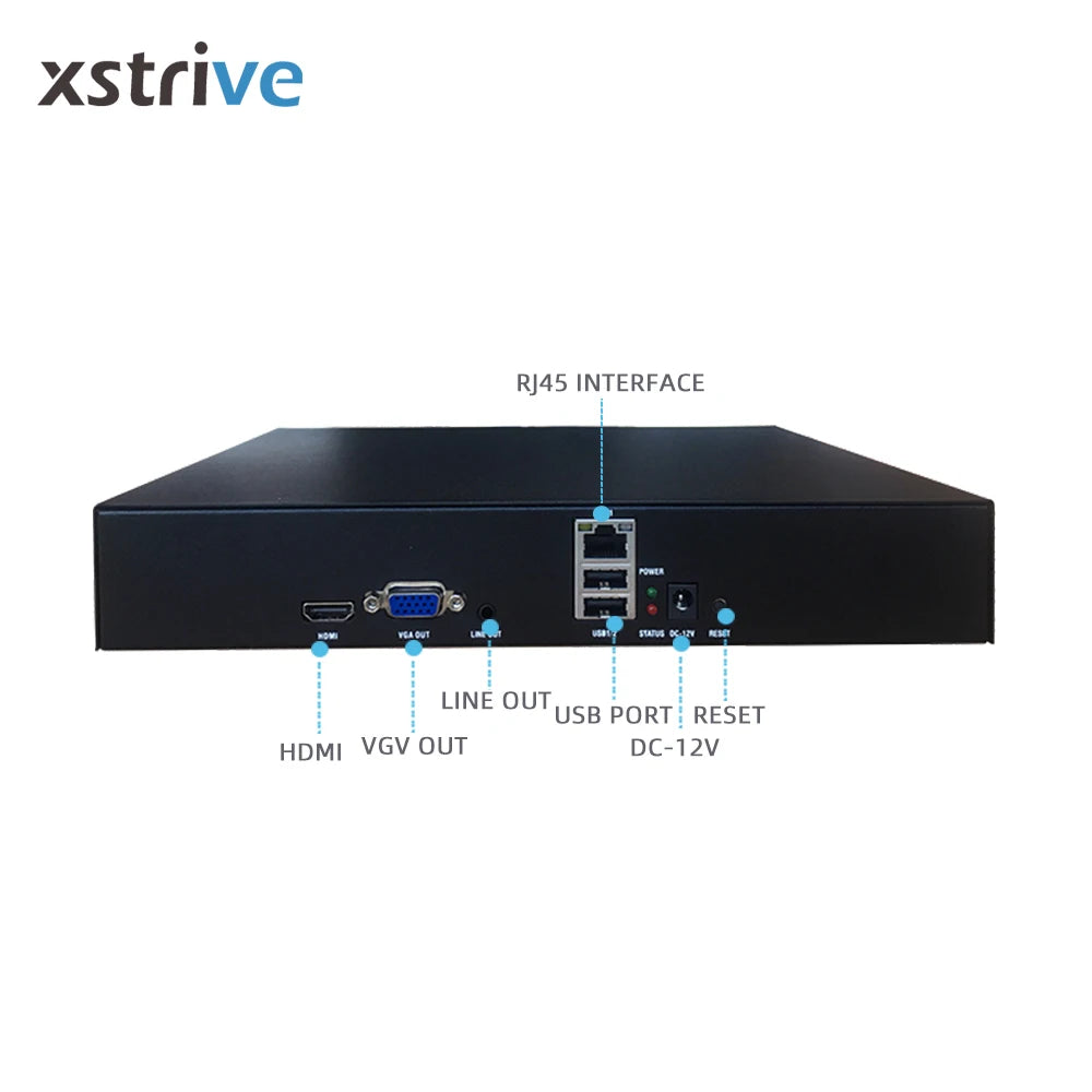 xstrive R20 video encoder supports live streaming and supports 20-channel network video access