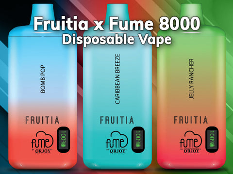Fruitia x Fume Vape 8000