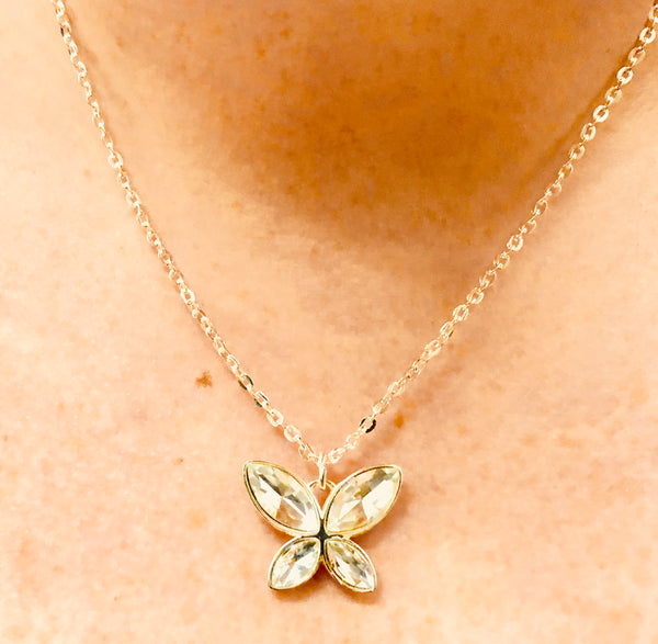 Butterfly Pendant Neckless – D Garden Floratique