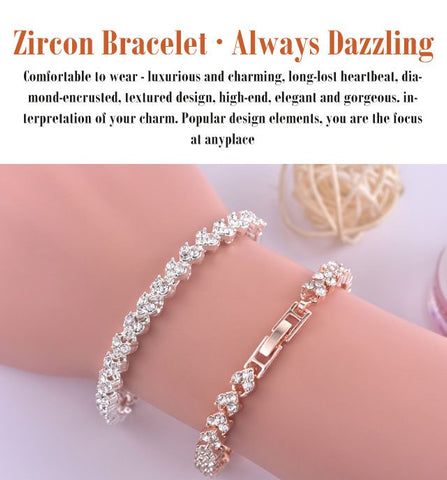 Zircon Curve Body Slimming Bracelet