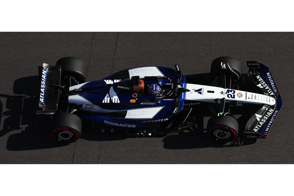 Sparky 1:64 Williams FW47 #23 Alexander Albon US GP 2025 Formula 1 die-cast model.