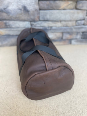 Oil Tan Duffel Bag - Appalachian Acorn Leather