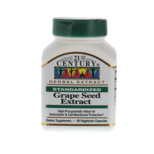 21st Century Grape Seed Extract 60 Ct - Vitalmends