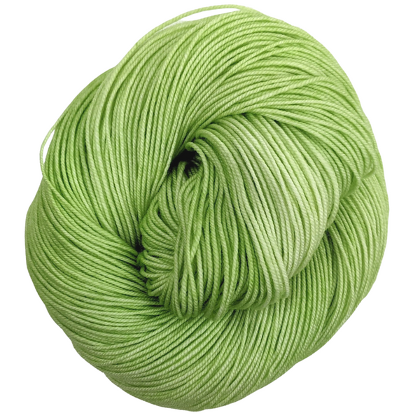 Knitcircus Yarns: Honeydew 100g Kettle-Dyed Semi-Solid skein, Trampoline, ready to ship yarn