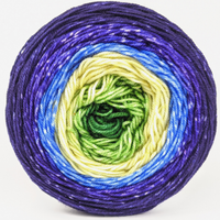 Knitcircus Yarns: Forget Me Knot 100g Panoramic Gradient, Trampoline, ready to ship yarn