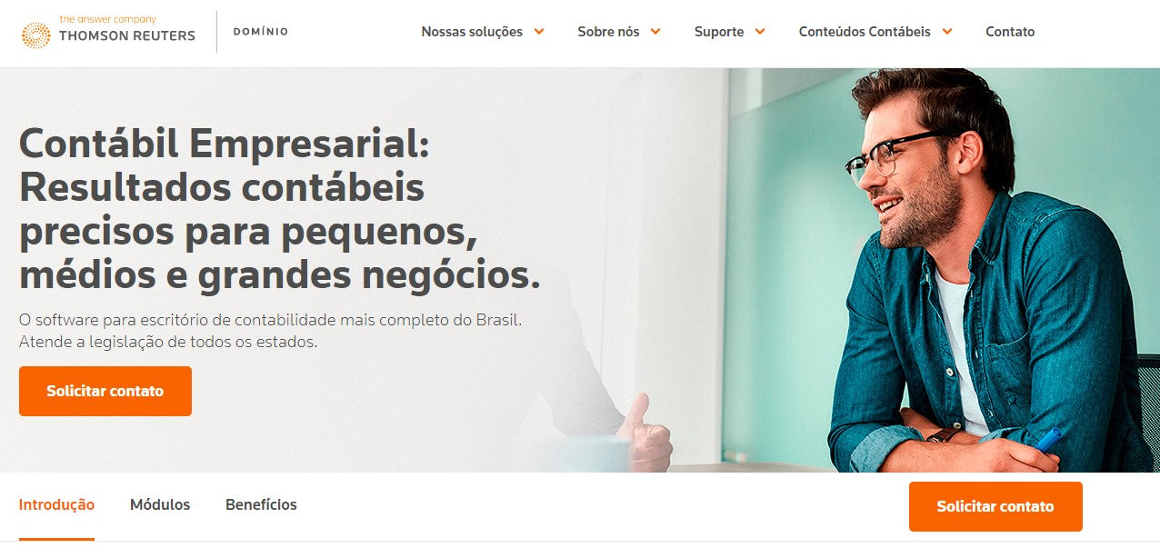 Contábil Empresarial (Domínio Sistemas): software de contabilidade online