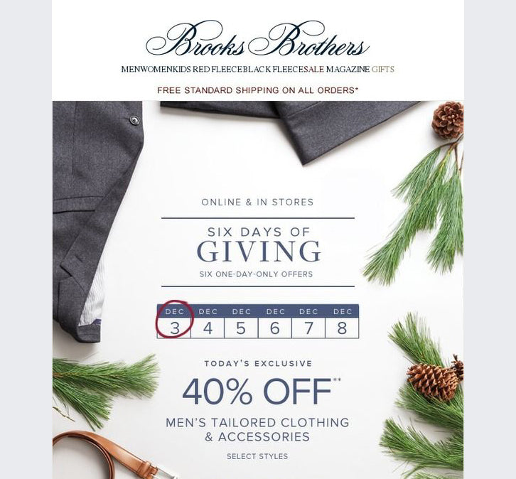 BFCM Brooks Brothers