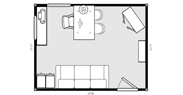 Ideias de Home Office Espaço Variado