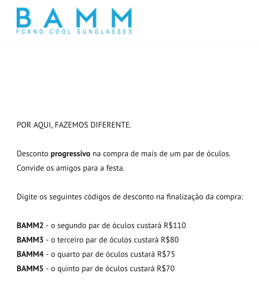 Fidelização do cliente Shopify Bamm