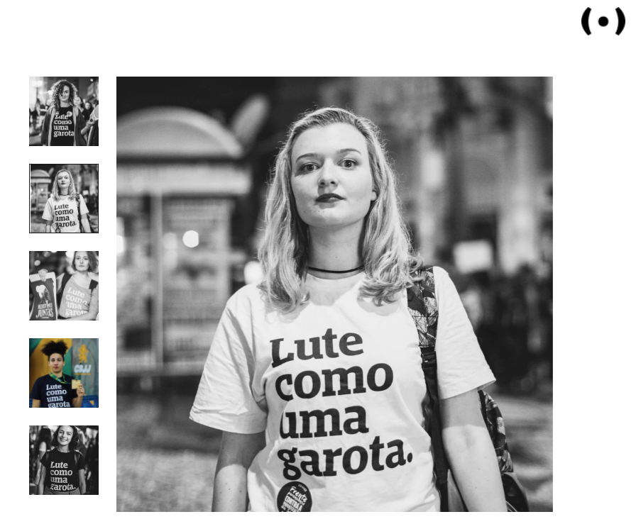 Como abrir uma loja de camisetas: captura de tela de uma página de produtos da Peita, um bom exemplo de loja de camisetas online