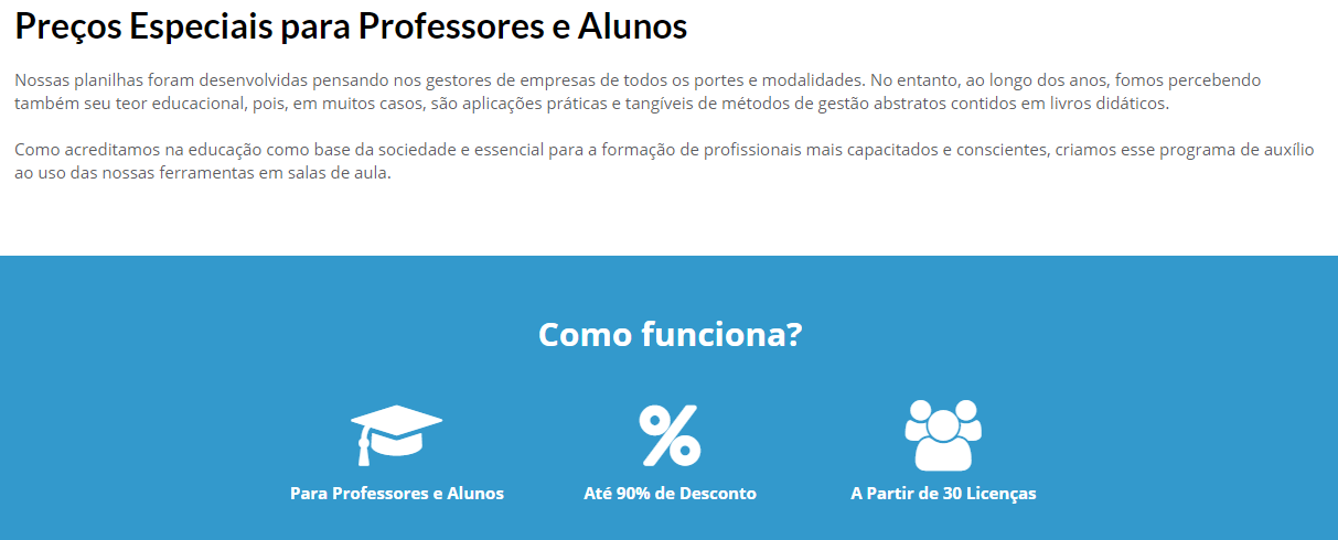 Oferta e desconto com base em público-alvo