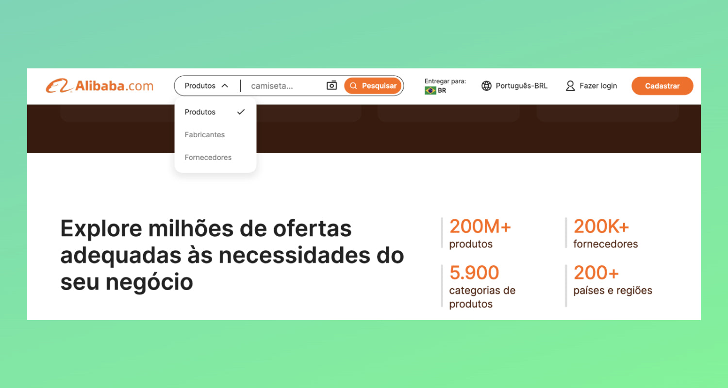 Como funciona o Alibaba