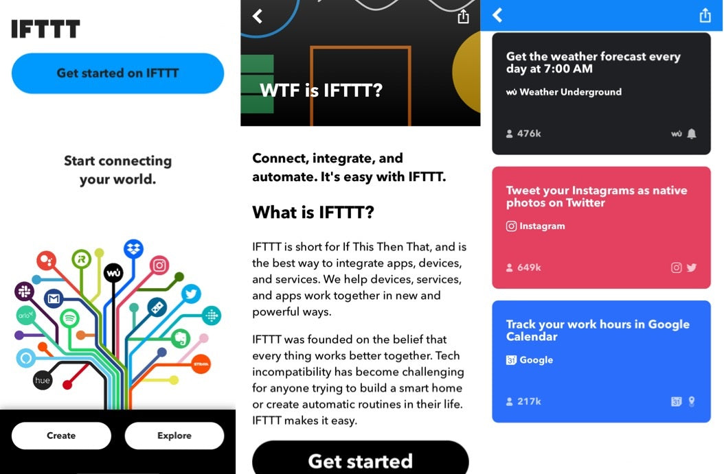 Aplicativos de produtividade: IFTTT