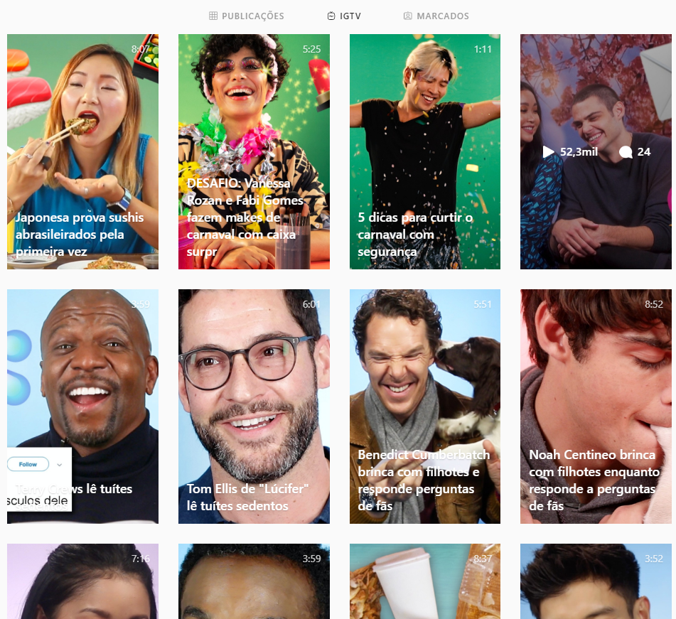 igtv buzzfeed brasil