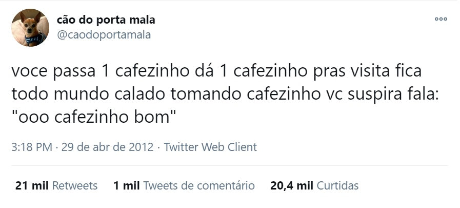 cafezinho bom twit