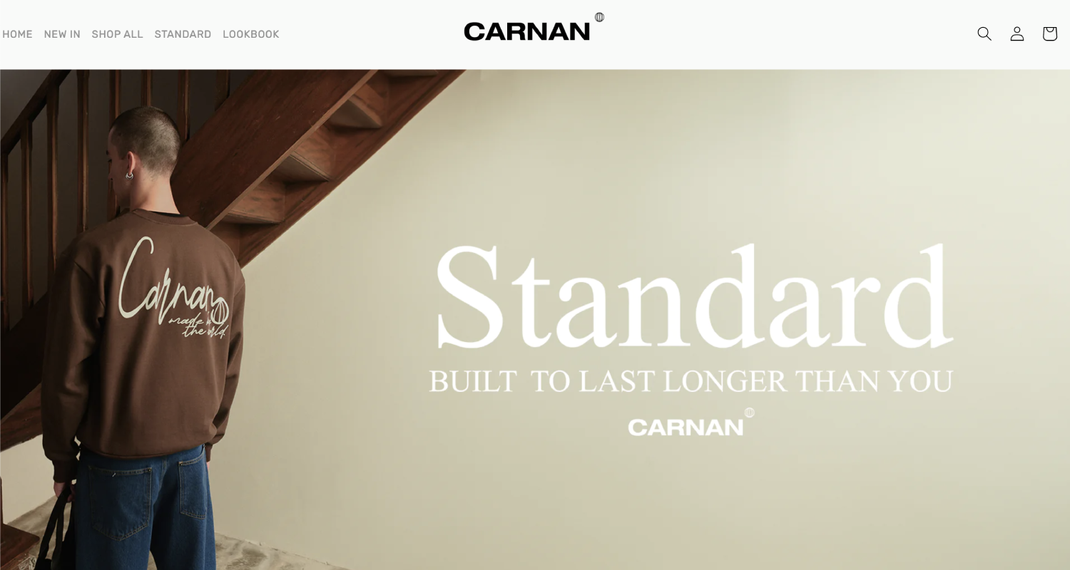 Design para e-commerce - Carnan