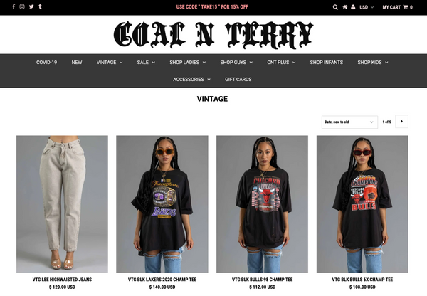 Site da COAL N TERRY, inspiração para ganhar dinheiro em casa