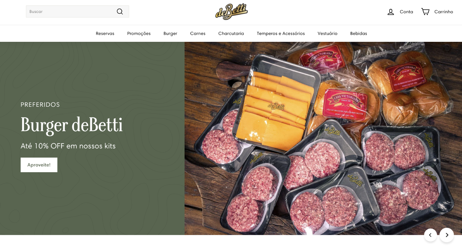 Lojas Shopify: deBetti Dry Aged