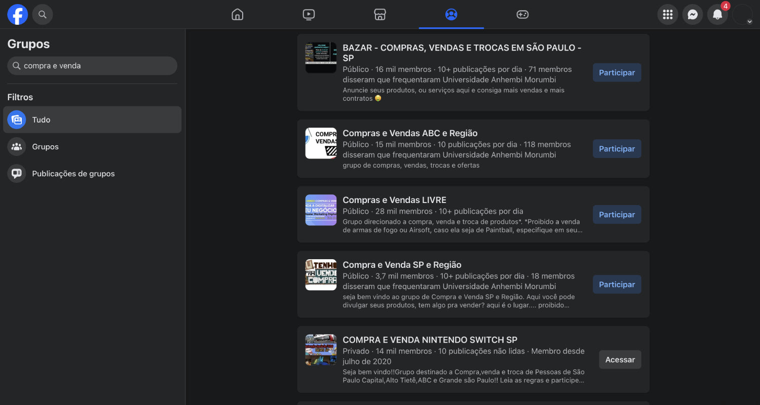 Como vender nos grupos de compra e venda no Facebook
