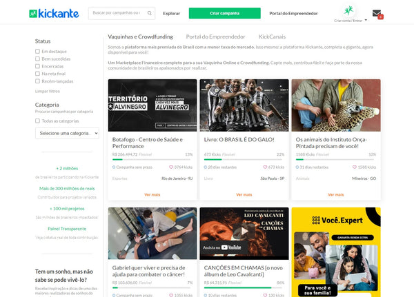 Kickante: Como fazer vaquinha online com uma das maiores plataformas de crowdfunding do Brasil