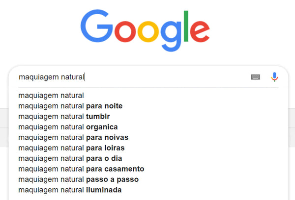 nicho de mercado exemplos de pesquisa google maquiagem