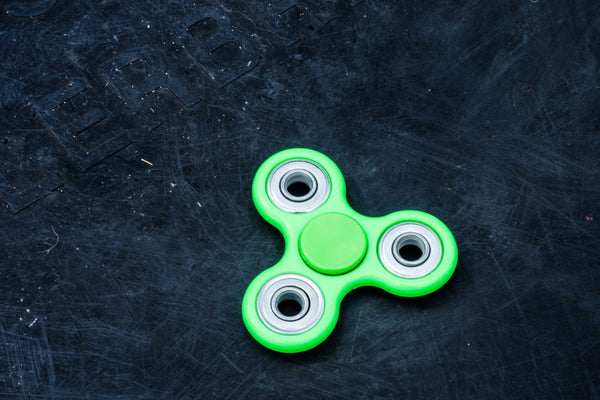 Fidget spinner verde