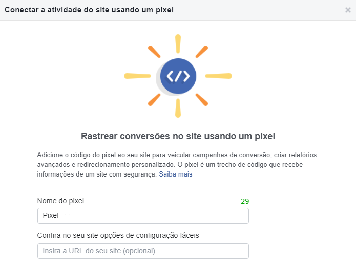 Facebook Pixel: vincular pixel e site