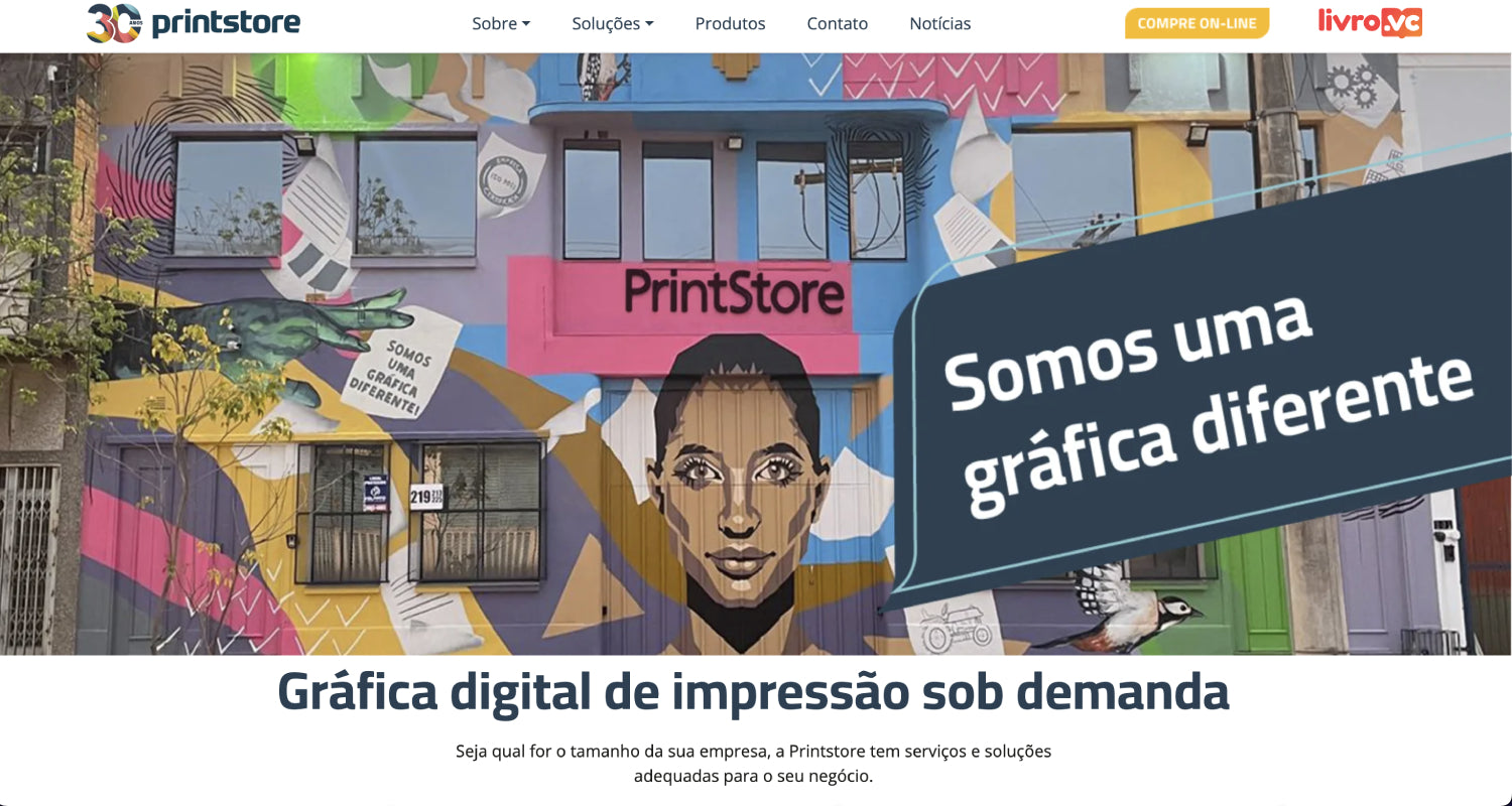 Impressão sob demanda - PrintStore