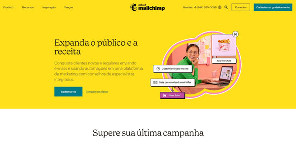 uma das ferramentas de automação de marketing mais famosas é o MailChimp
